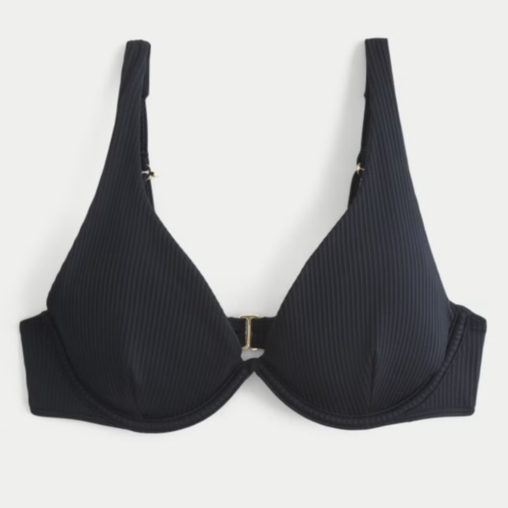 Hollister High Apex Ribbed Underwire Bikini Top